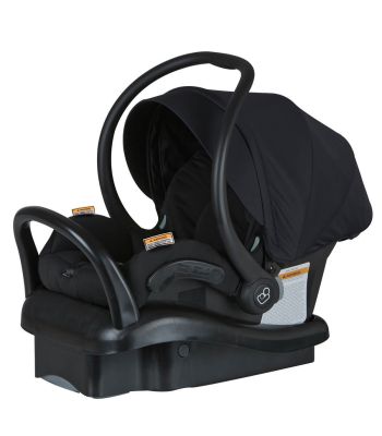 Baby Capsule Mico AP Black Devotion 45 angle view with cover and base