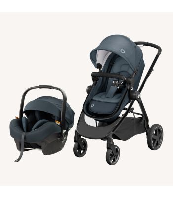 Travel System - Mico 12 Midnight Capsule & Zelia 2 Essential Graphite Stroller