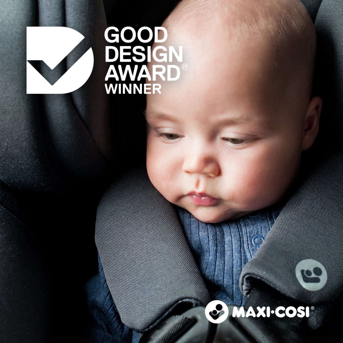 Maxi-Cosi Good Design Award: Baby in car seat