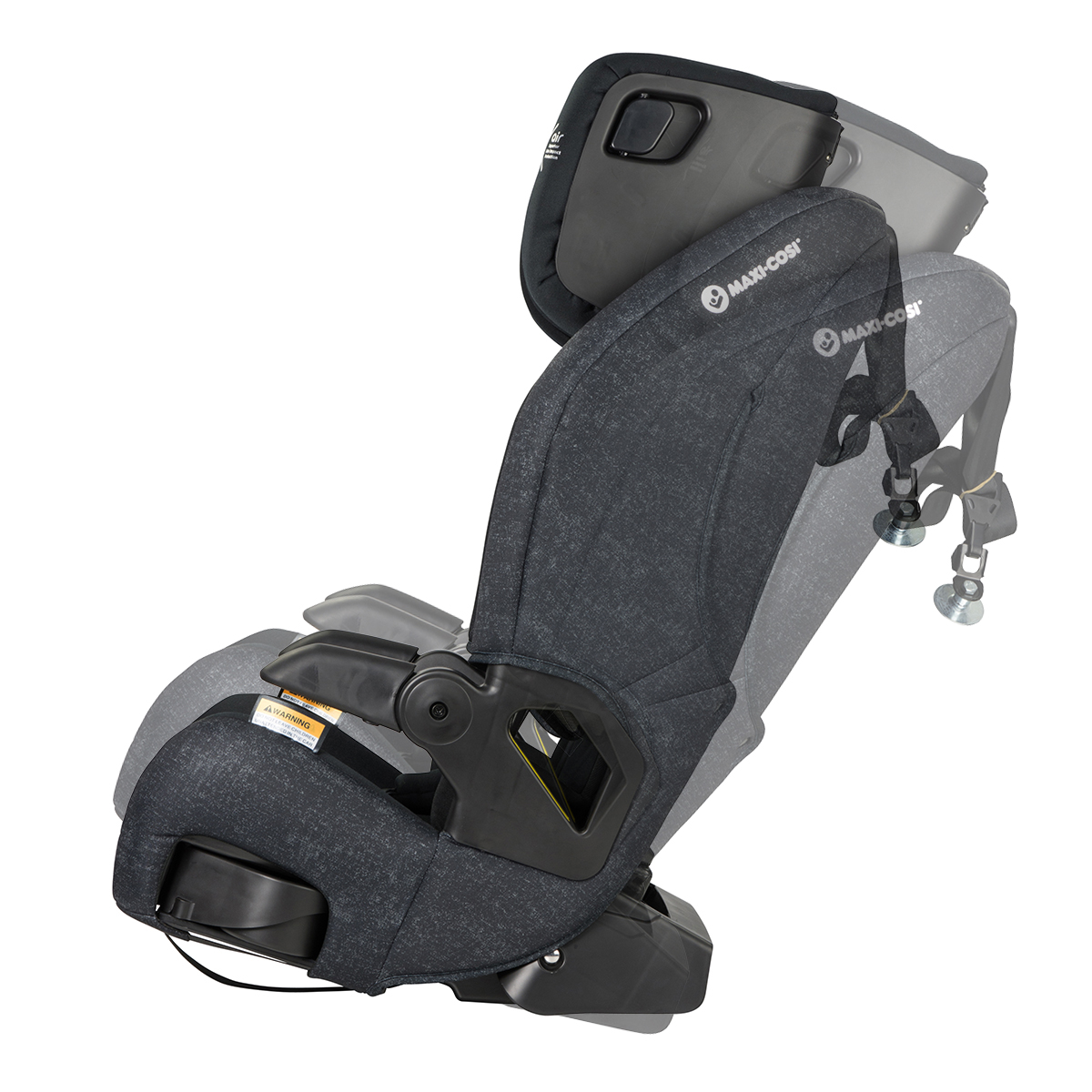 Maxi-Cosi Luna Pro child car seat in various inclined positions