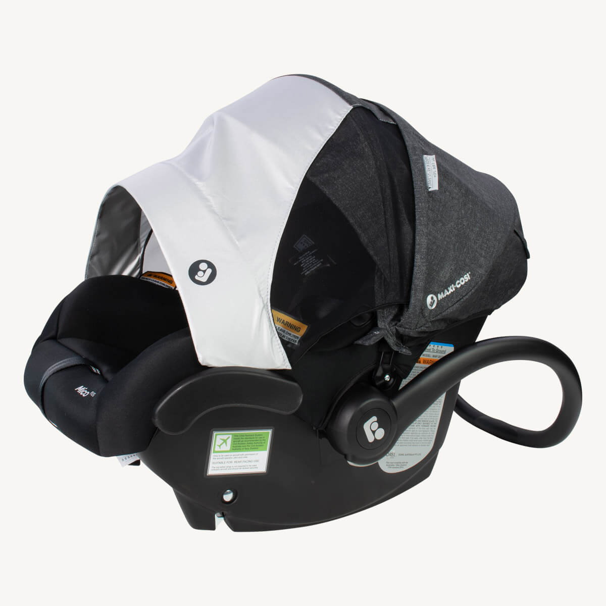 upf and water resistant canopy baby capsule