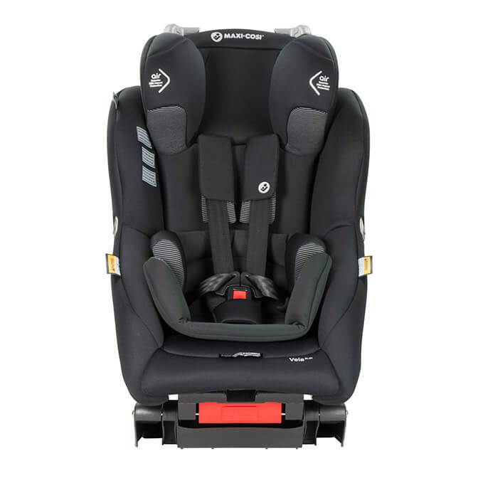 vela slim baby car seat with adjustable headrest