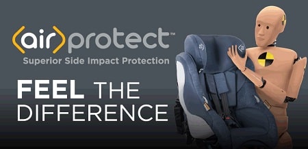 AirProtect side impact protection technology for Maxi-Cosi car seats