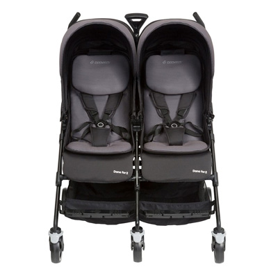 Maxi-Cosi Dana For2 Twin Stroller with extra padding for comfort