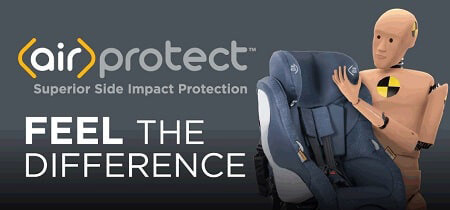 AirProtect side impact protection technology for Maxi-Cosi car seats