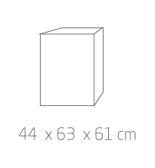 Maxi-Cosi Mico Plus Baby Capsule Box Dimension: 44x63x61 cm