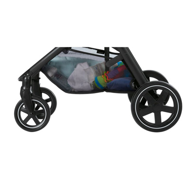 Maxi-Cosi Zelia stroller can store all your things in the huge and very accessible 9 kg shopping basket