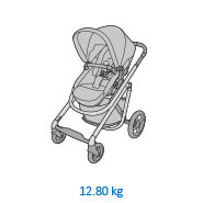 Maxi-Cosi Lila baby pram Product Weight: 12.8kg